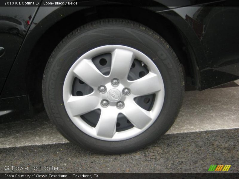 Ebony Black / Beige 2010 Kia Optima LX