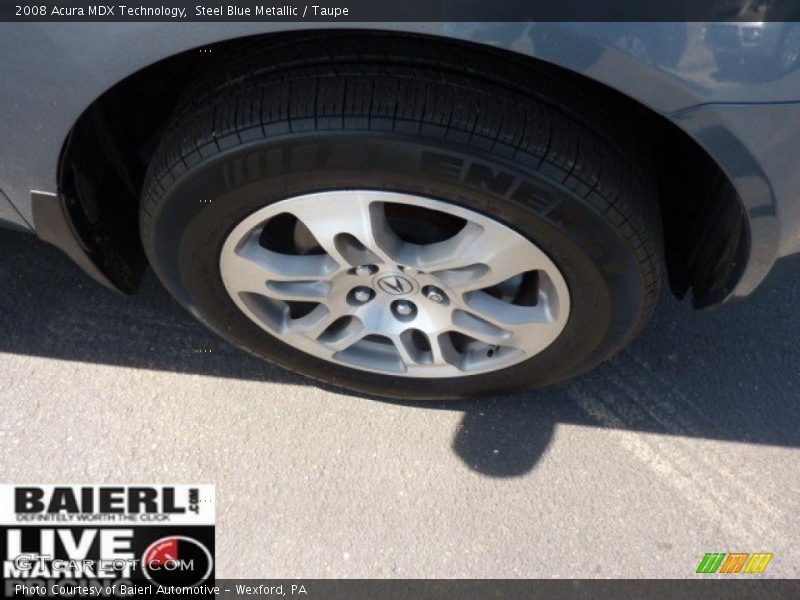 Steel Blue Metallic / Taupe 2008 Acura MDX Technology