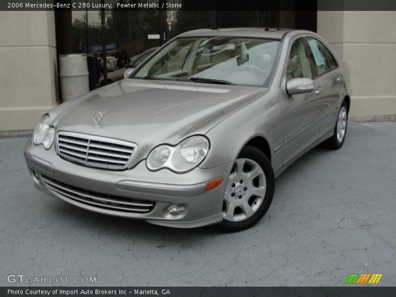 Pewter Metallic / Stone 2006 Mercedes-Benz C 280 Luxury
