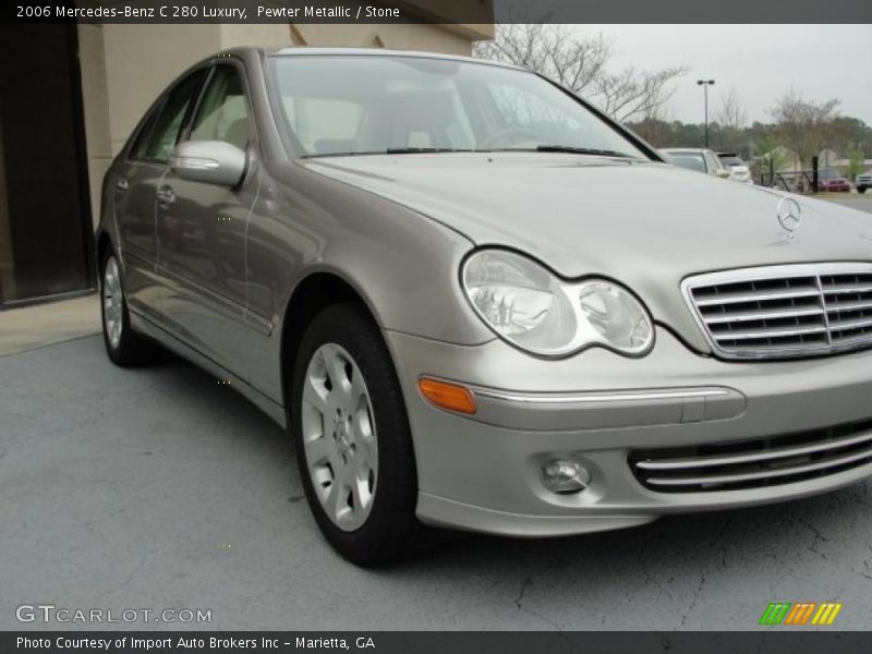 Pewter Metallic / Stone 2006 Mercedes-Benz C 280 Luxury