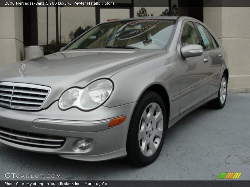 Pewter Metallic / Stone 2006 Mercedes-Benz C 280 Luxury