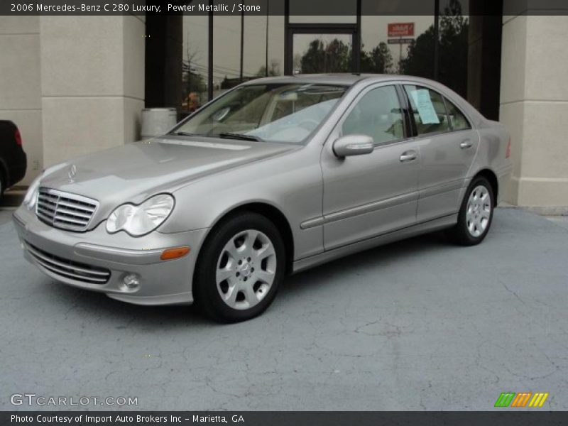 Pewter Metallic / Stone 2006 Mercedes-Benz C 280 Luxury