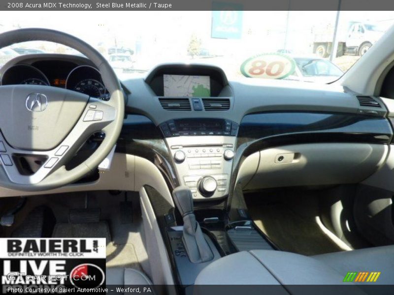 Steel Blue Metallic / Taupe 2008 Acura MDX Technology