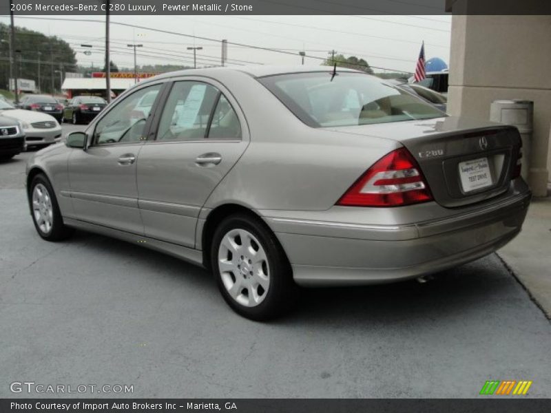 Pewter Metallic / Stone 2006 Mercedes-Benz C 280 Luxury