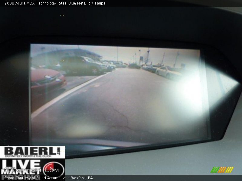 Steel Blue Metallic / Taupe 2008 Acura MDX Technology