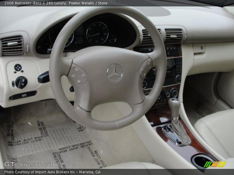 Pewter Metallic / Stone 2006 Mercedes-Benz C 280 Luxury