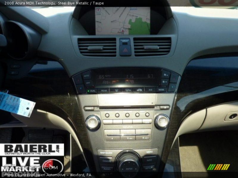 Steel Blue Metallic / Taupe 2008 Acura MDX Technology