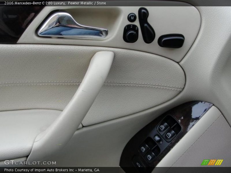 Pewter Metallic / Stone 2006 Mercedes-Benz C 280 Luxury