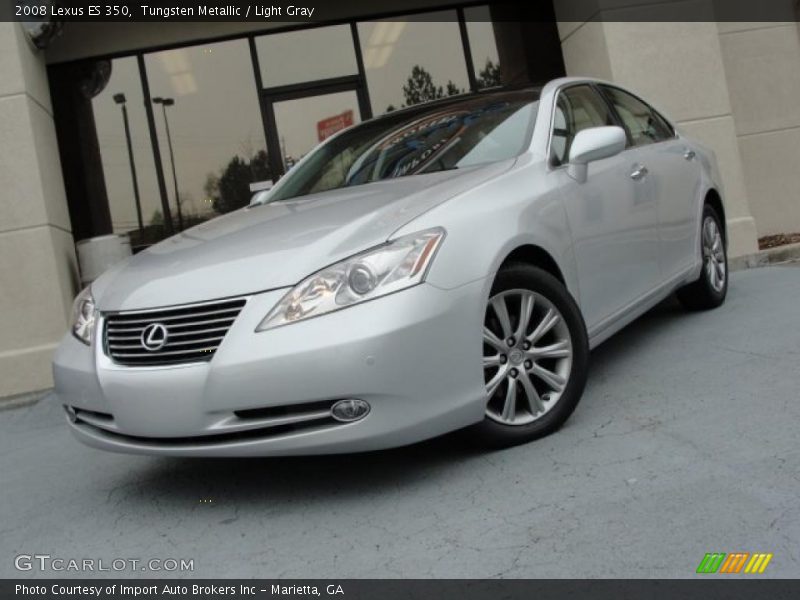 Tungsten Metallic / Light Gray 2008 Lexus ES 350
