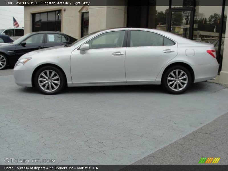 Tungsten Metallic / Light Gray 2008 Lexus ES 350