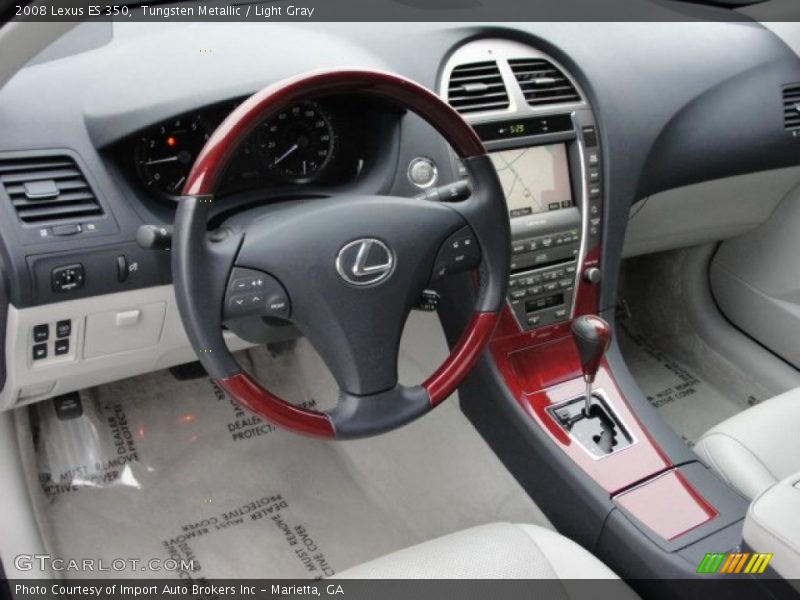 Tungsten Metallic / Light Gray 2008 Lexus ES 350