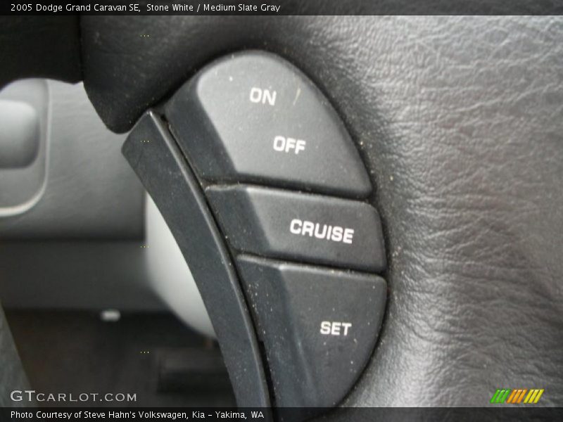 Stone White / Medium Slate Gray 2005 Dodge Grand Caravan SE