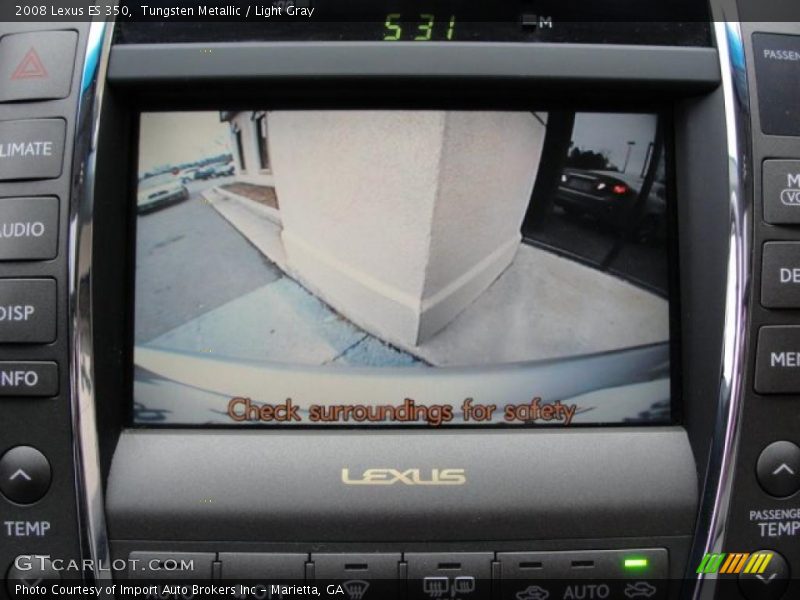 Tungsten Metallic / Light Gray 2008 Lexus ES 350
