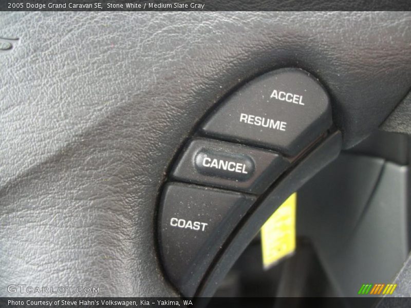 Stone White / Medium Slate Gray 2005 Dodge Grand Caravan SE