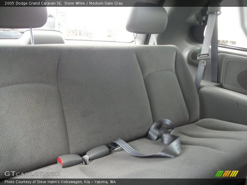Stone White / Medium Slate Gray 2005 Dodge Grand Caravan SE