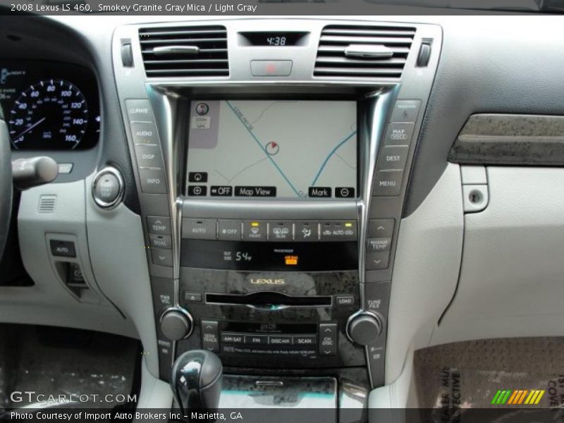 Smokey Granite Gray Mica / Light Gray 2008 Lexus LS 460