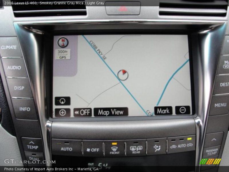 Smokey Granite Gray Mica / Light Gray 2008 Lexus LS 460