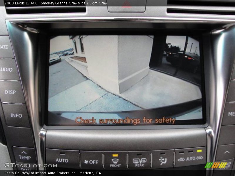 Smokey Granite Gray Mica / Light Gray 2008 Lexus LS 460