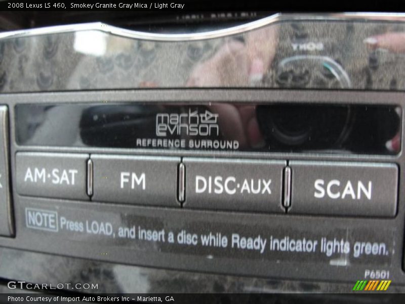 Smokey Granite Gray Mica / Light Gray 2008 Lexus LS 460