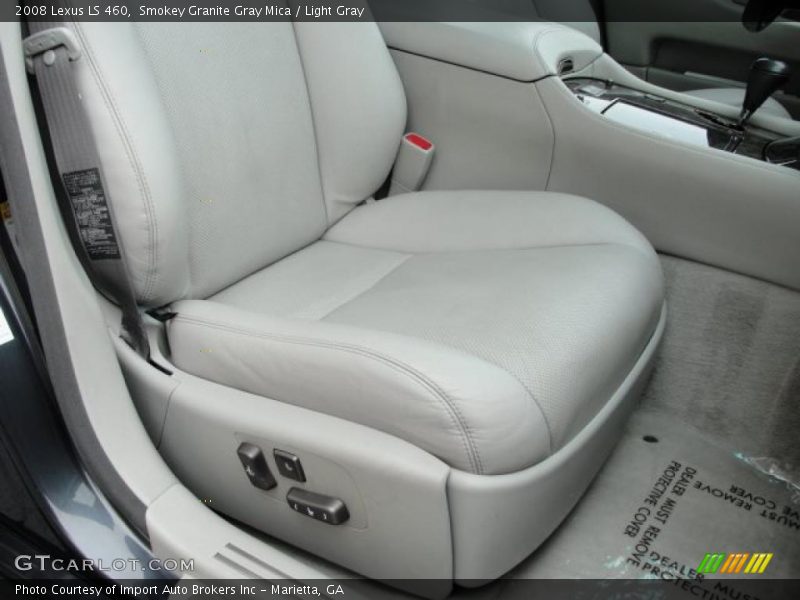 Smokey Granite Gray Mica / Light Gray 2008 Lexus LS 460