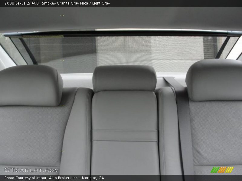 Smokey Granite Gray Mica / Light Gray 2008 Lexus LS 460