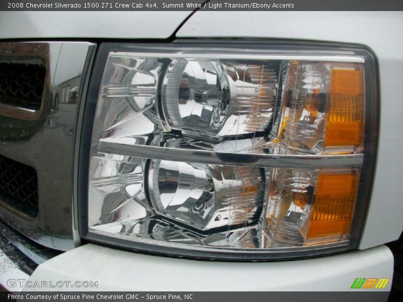 Summit White / Light Titanium/Ebony Accents 2008 Chevrolet Silverado 1500 Z71 Crew Cab 4x4