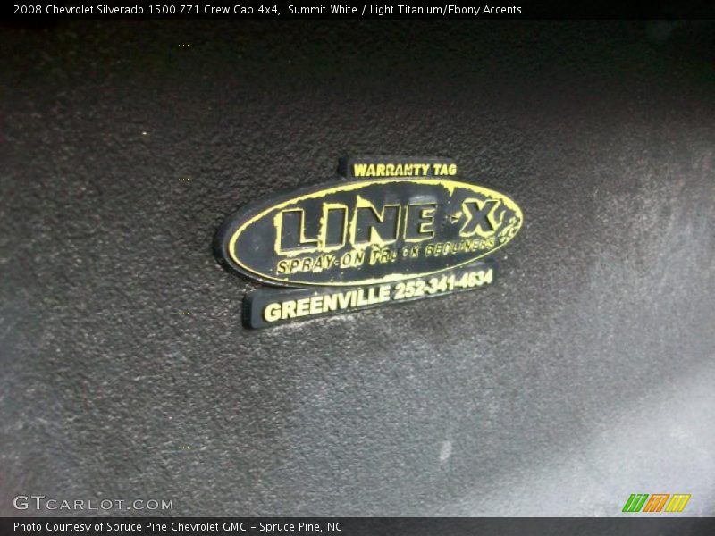 Summit White / Light Titanium/Ebony Accents 2008 Chevrolet Silverado 1500 Z71 Crew Cab 4x4
