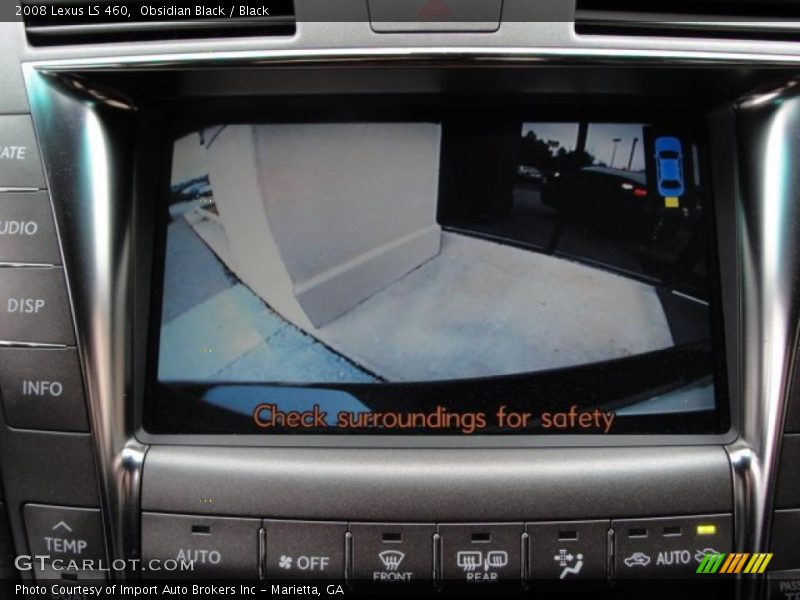 Obsidian Black / Black 2008 Lexus LS 460