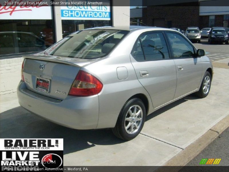 Silver Strata Metallic / Amethyst 2003 Toyota Prius Hybrid
