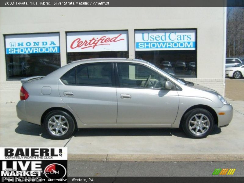Silver Strata Metallic / Amethyst 2003 Toyota Prius Hybrid