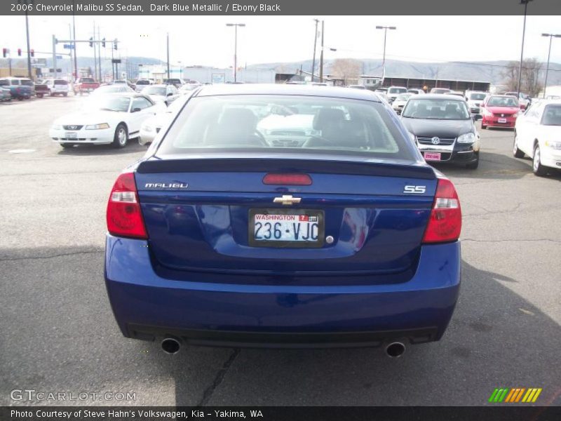 Dark Blue Metallic / Ebony Black 2006 Chevrolet Malibu SS Sedan