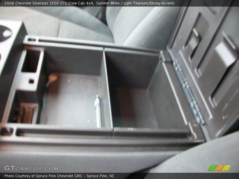 Summit White / Light Titanium/Ebony Accents 2008 Chevrolet Silverado 1500 Z71 Crew Cab 4x4