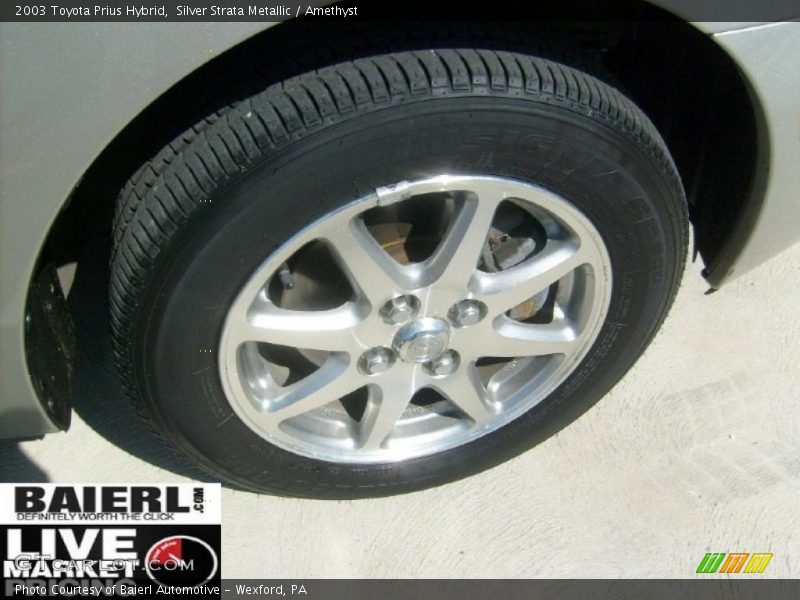Silver Strata Metallic / Amethyst 2003 Toyota Prius Hybrid