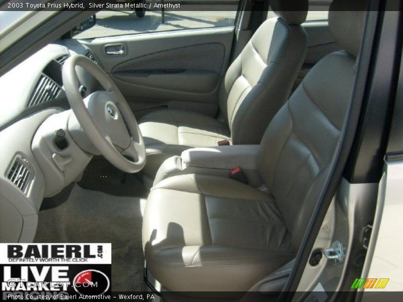 Silver Strata Metallic / Amethyst 2003 Toyota Prius Hybrid