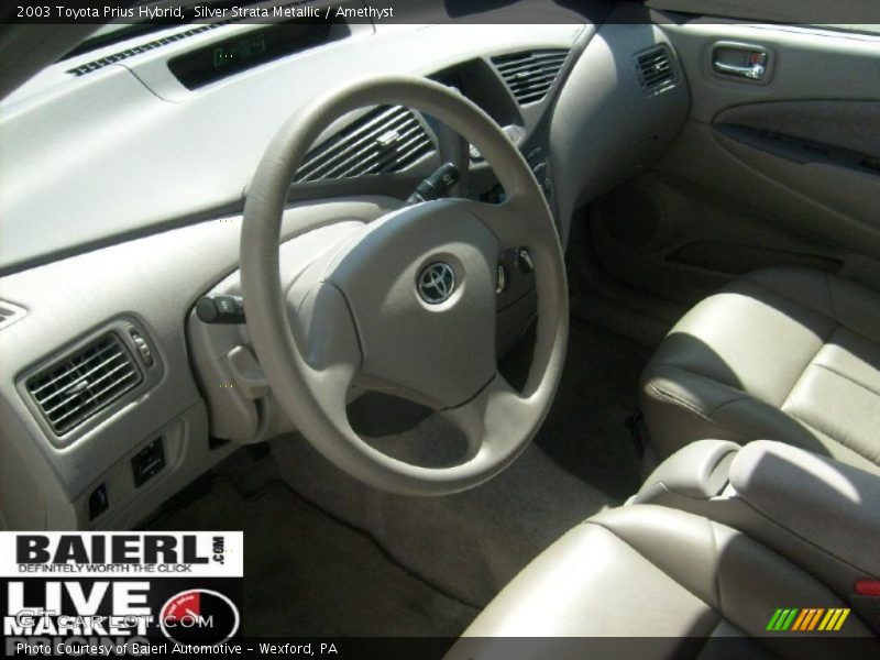 Silver Strata Metallic / Amethyst 2003 Toyota Prius Hybrid