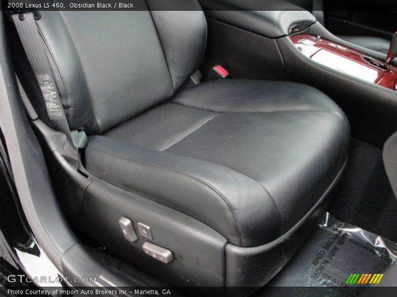 Obsidian Black / Black 2008 Lexus LS 460