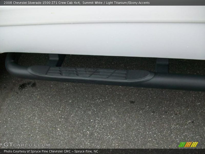 Summit White / Light Titanium/Ebony Accents 2008 Chevrolet Silverado 1500 Z71 Crew Cab 4x4