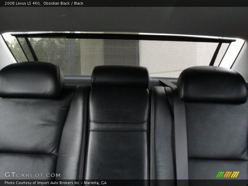 Obsidian Black / Black 2008 Lexus LS 460