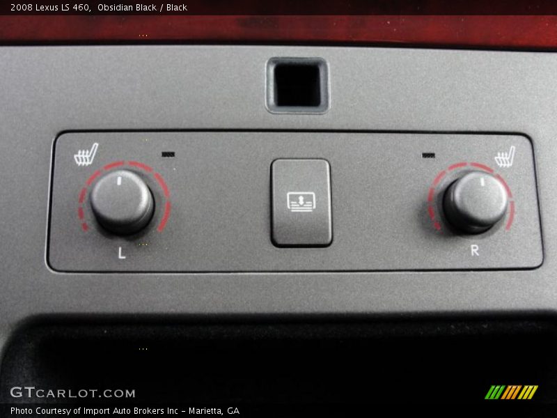 Obsidian Black / Black 2008 Lexus LS 460