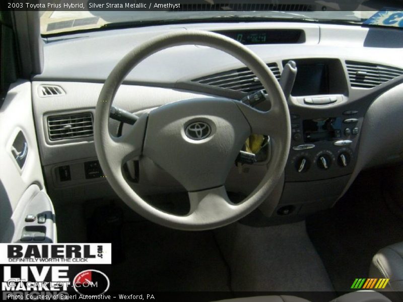 Silver Strata Metallic / Amethyst 2003 Toyota Prius Hybrid