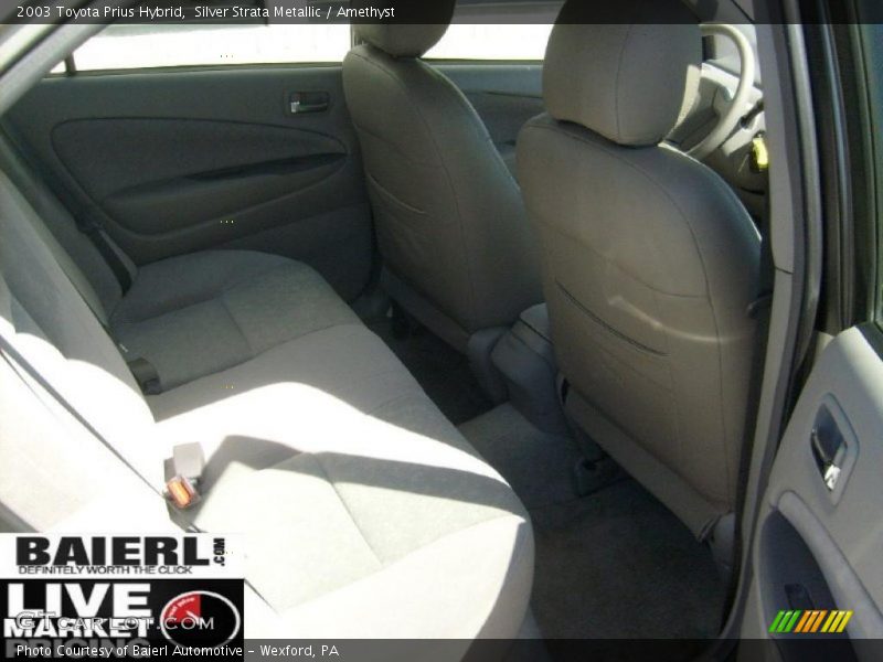 Silver Strata Metallic / Amethyst 2003 Toyota Prius Hybrid