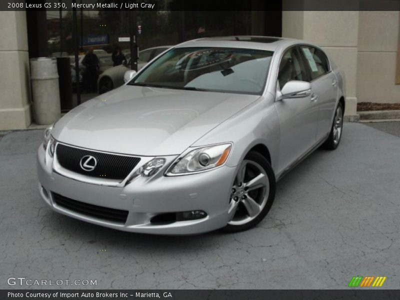 Mercury Metallic / Light Gray 2008 Lexus GS 350