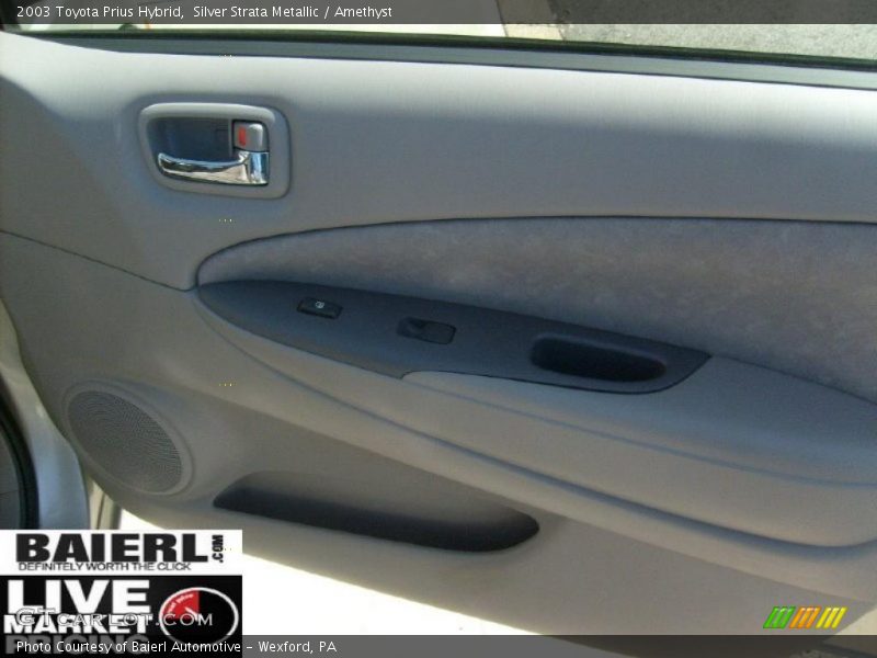 Silver Strata Metallic / Amethyst 2003 Toyota Prius Hybrid