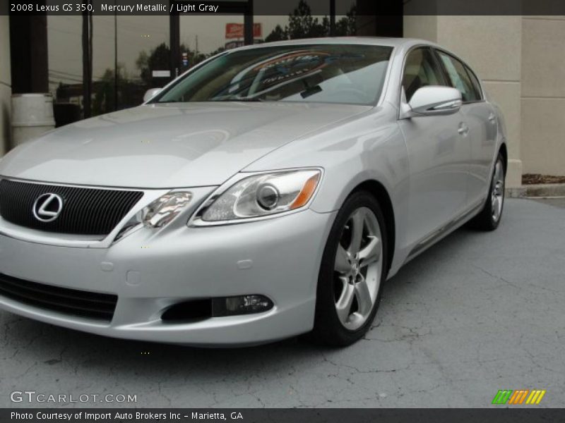 Mercury Metallic / Light Gray 2008 Lexus GS 350