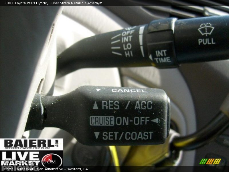 Silver Strata Metallic / Amethyst 2003 Toyota Prius Hybrid