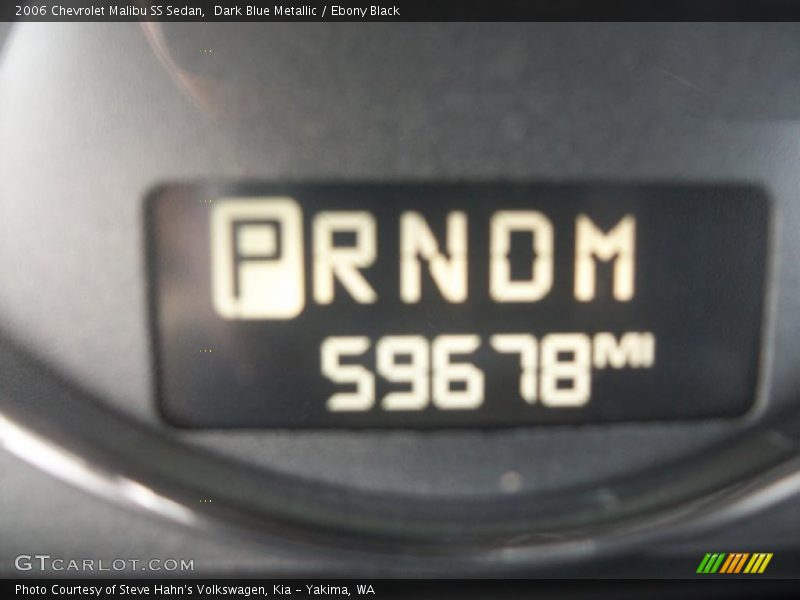 Dark Blue Metallic / Ebony Black 2006 Chevrolet Malibu SS Sedan