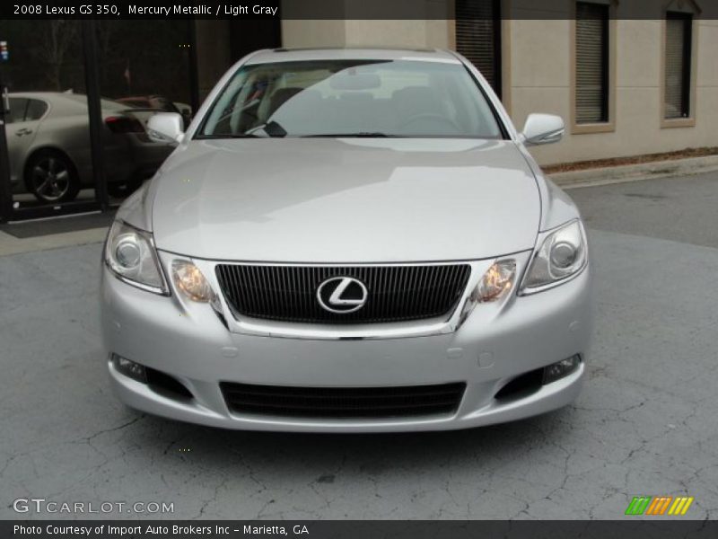 Mercury Metallic / Light Gray 2008 Lexus GS 350