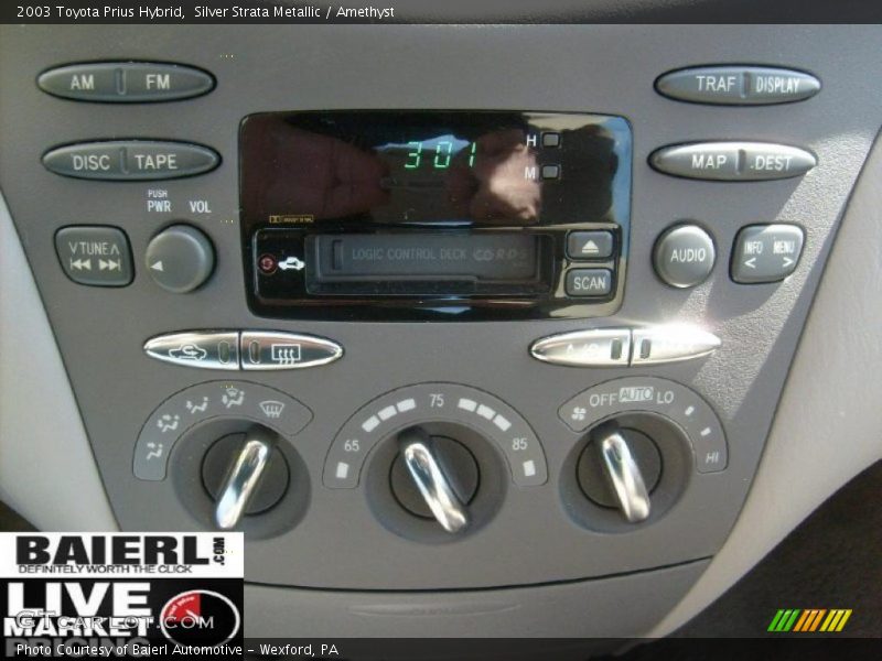 Silver Strata Metallic / Amethyst 2003 Toyota Prius Hybrid