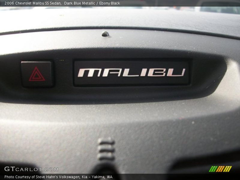 Dark Blue Metallic / Ebony Black 2006 Chevrolet Malibu SS Sedan