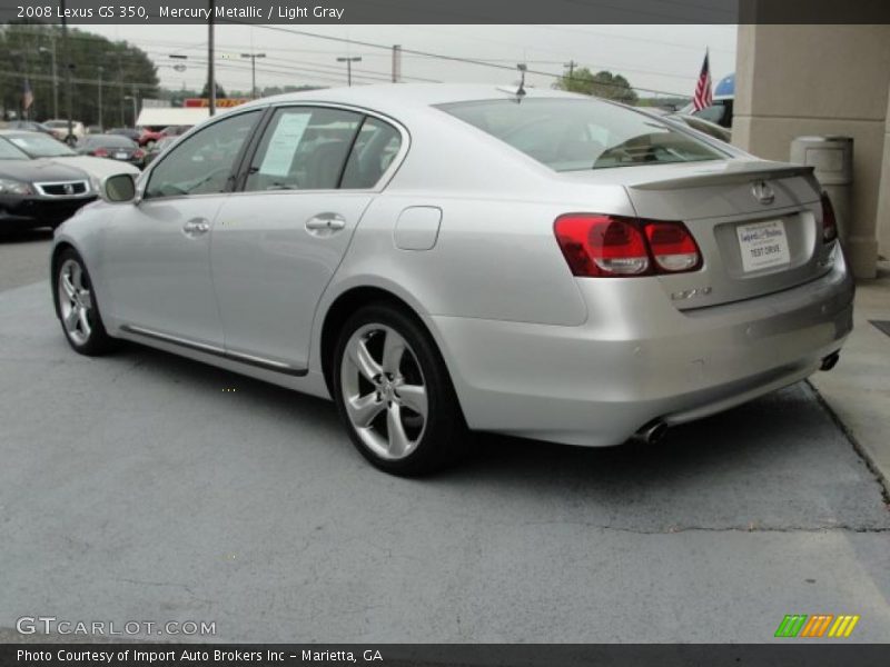 Mercury Metallic / Light Gray 2008 Lexus GS 350